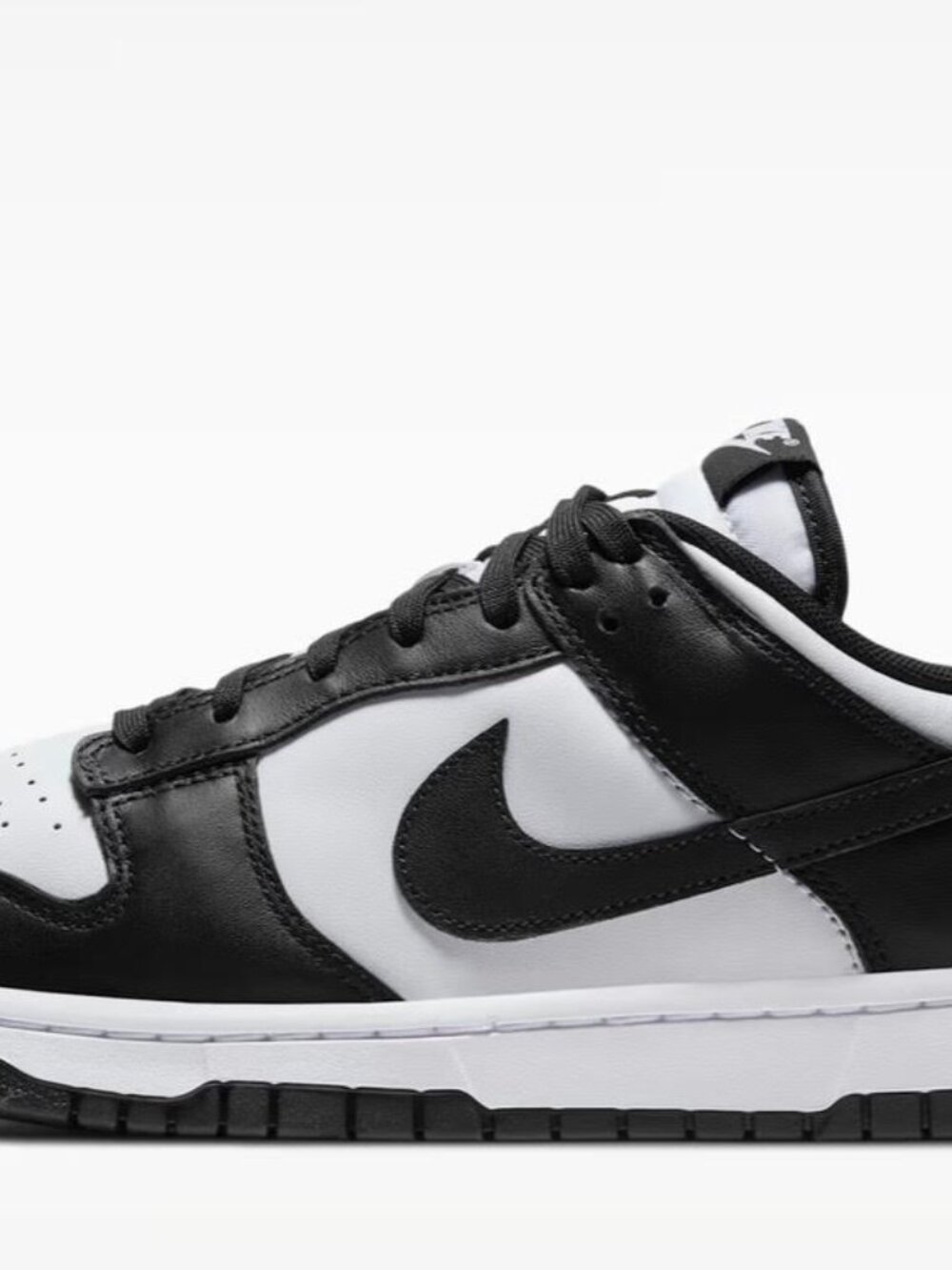 New Men's Nike Dunk Low Retro Black & White "Panda" Colorway Size 10